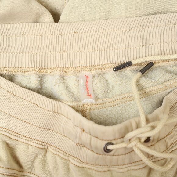 Free People FP Movement Undefeated jogger Tapered Sweatpants Tan L New 281775 - Picture 9 of 9